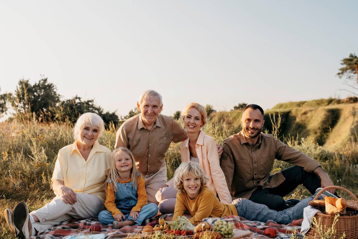 Family picture of patients in Mansfield Victoria