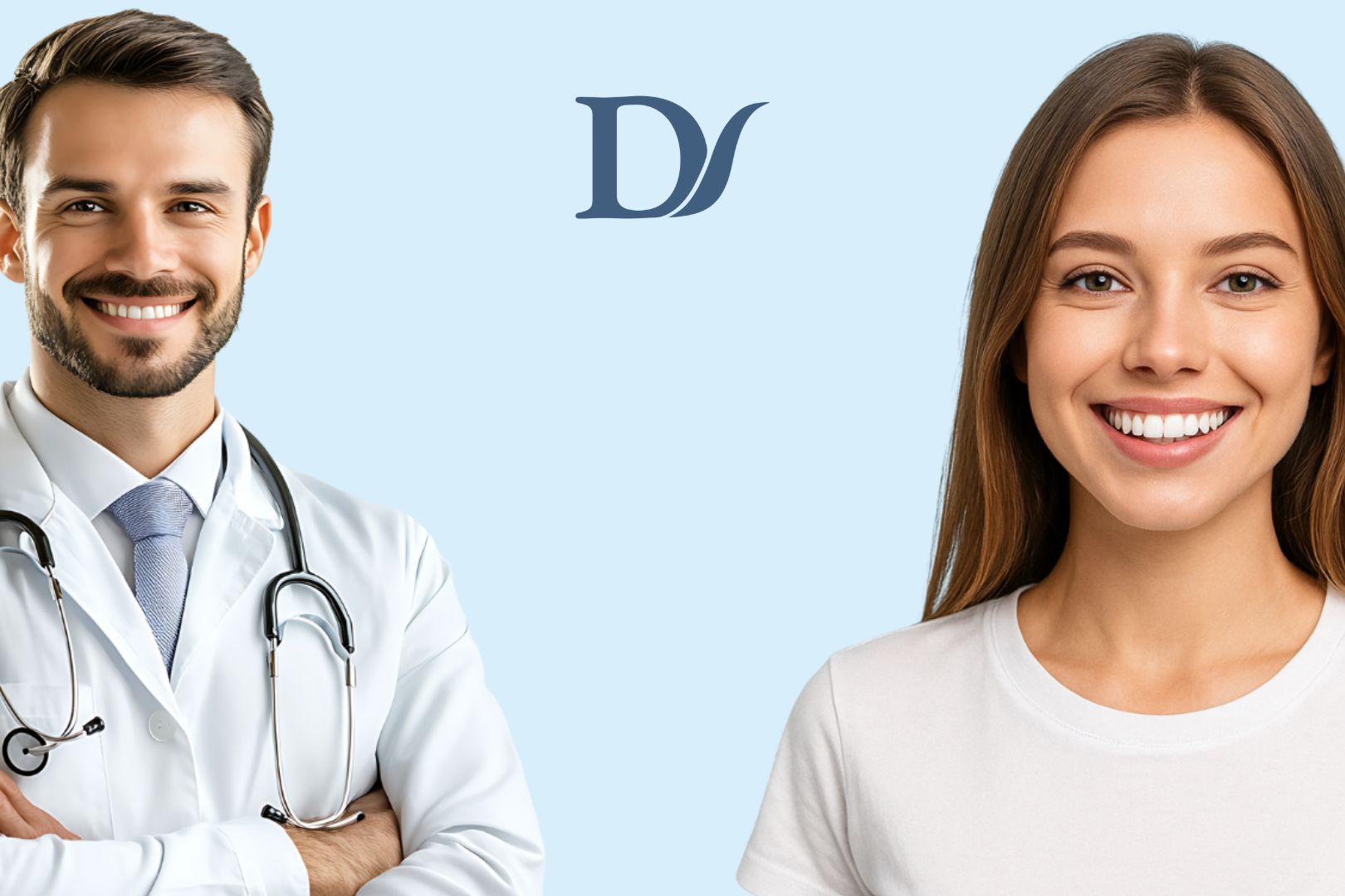 A banner featuring a smiling woman and dental procedure close-up, highlighting safe and effective cosmetic dentistry guidelines for a confident smile.