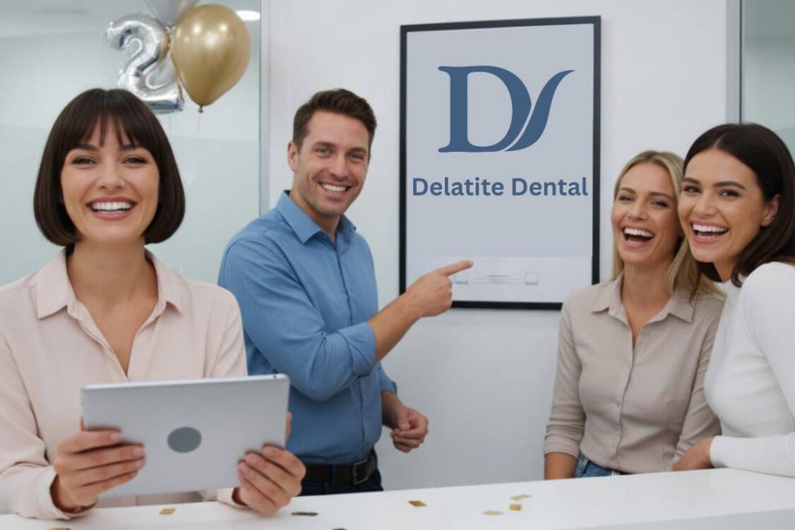 New Year 2026 dental care promotion at Delatite Dental showcasing top treatments for a healthier, brighter smile, including check-ups, cleanings, cosmetic dentistry, and smile makeover services.