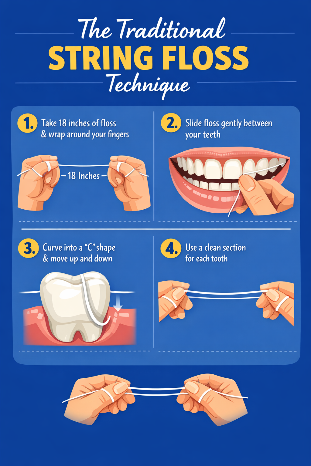 Easy Flossing Techniques 